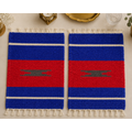 Royal Sapphire Velvet Table Mat Set (Pair of 2)