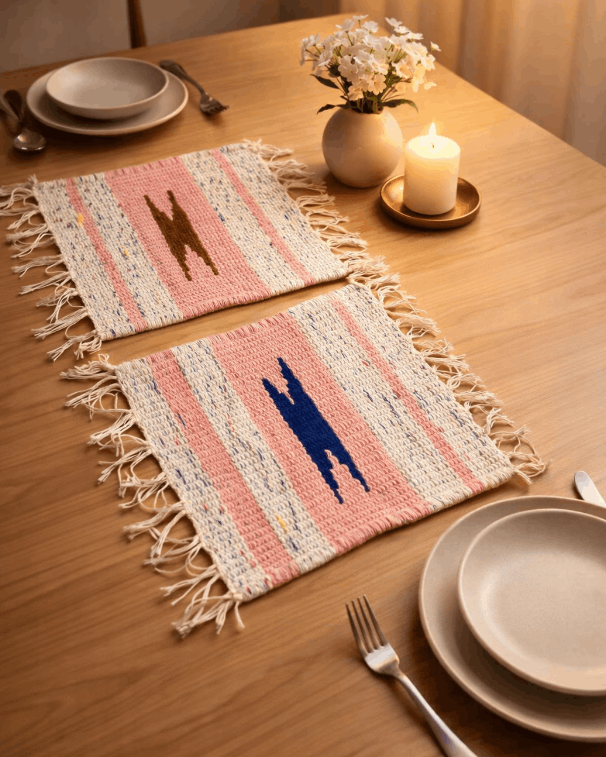 Handmade Table Mats Set of 2