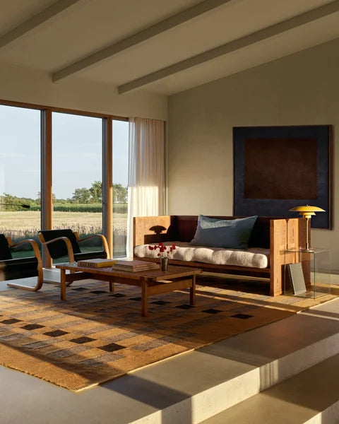 Rustic Geometry Wool Rug