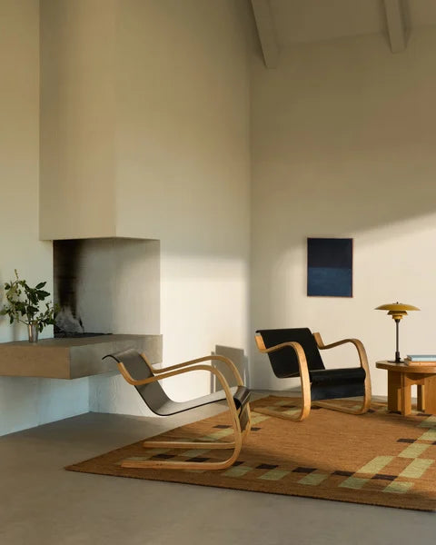 Earth Tone Wool Area Rug
