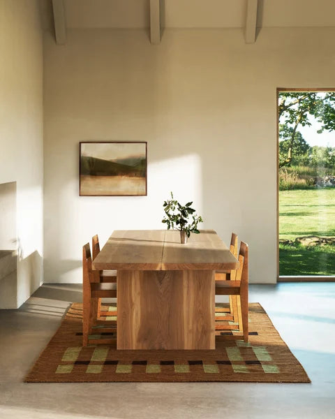 Earth Tone Wool Area Rug