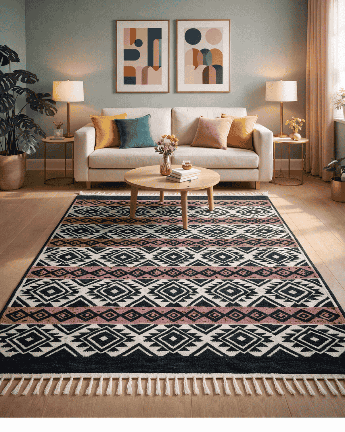 Jacquard Velvet Rug 2.5x4 Feet
