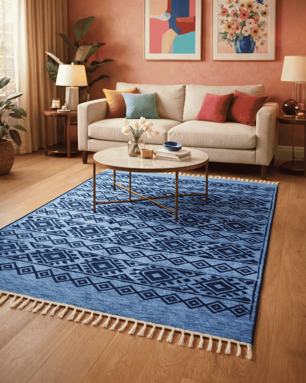 Jacquard Velvet Rug 2.5x4 Feet