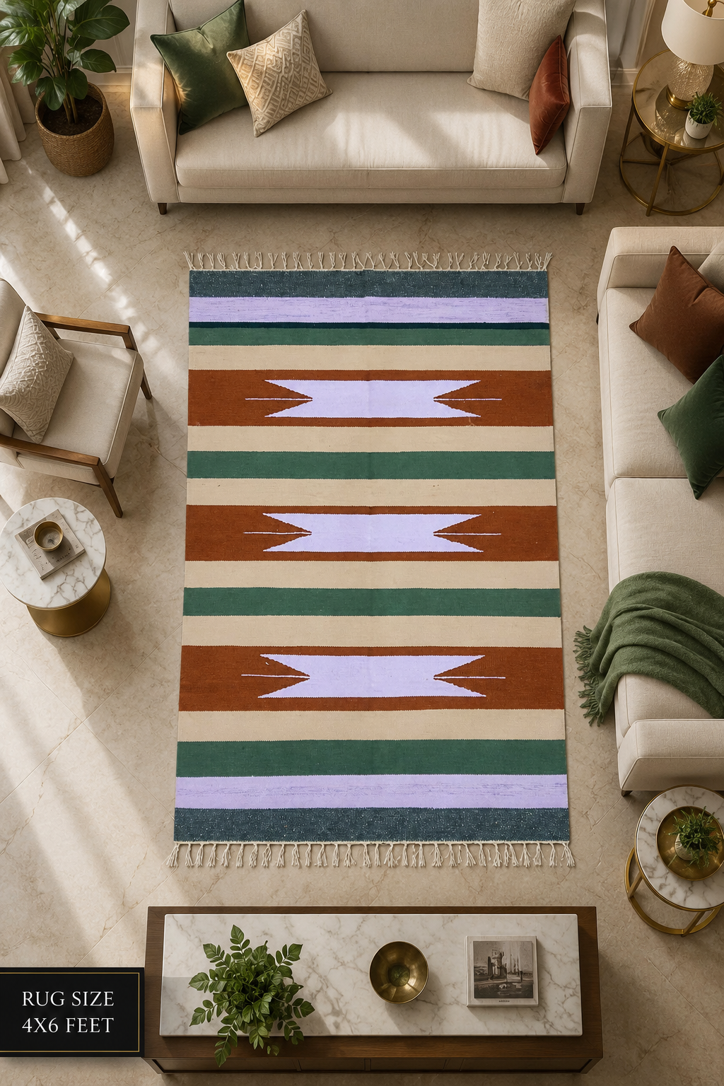 Designer Velvet Home Rug