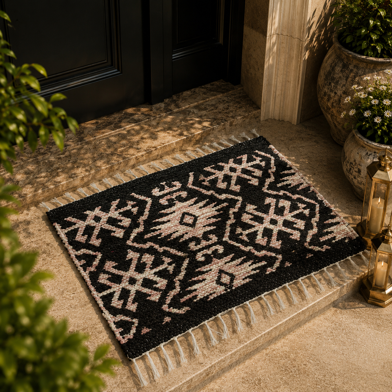 Premium Velvet Floor Mat – Elegant Home Entrance Rug