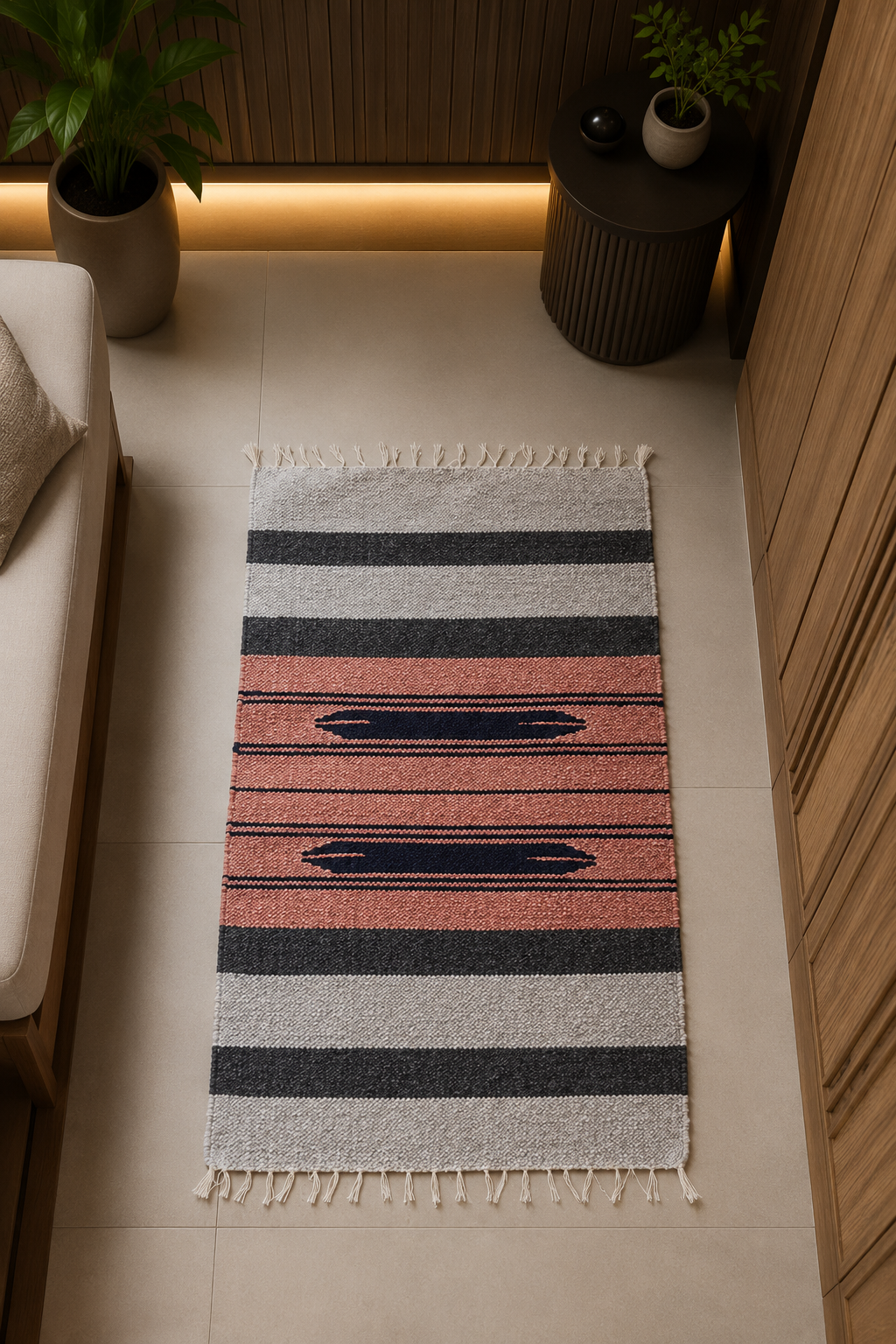Modern Velvet Floor Rug
