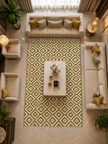 Dastkar Premium Jacquard Rug – Handmade Look