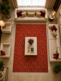 Designer Jacquard Area Rug – Modern Home Collection