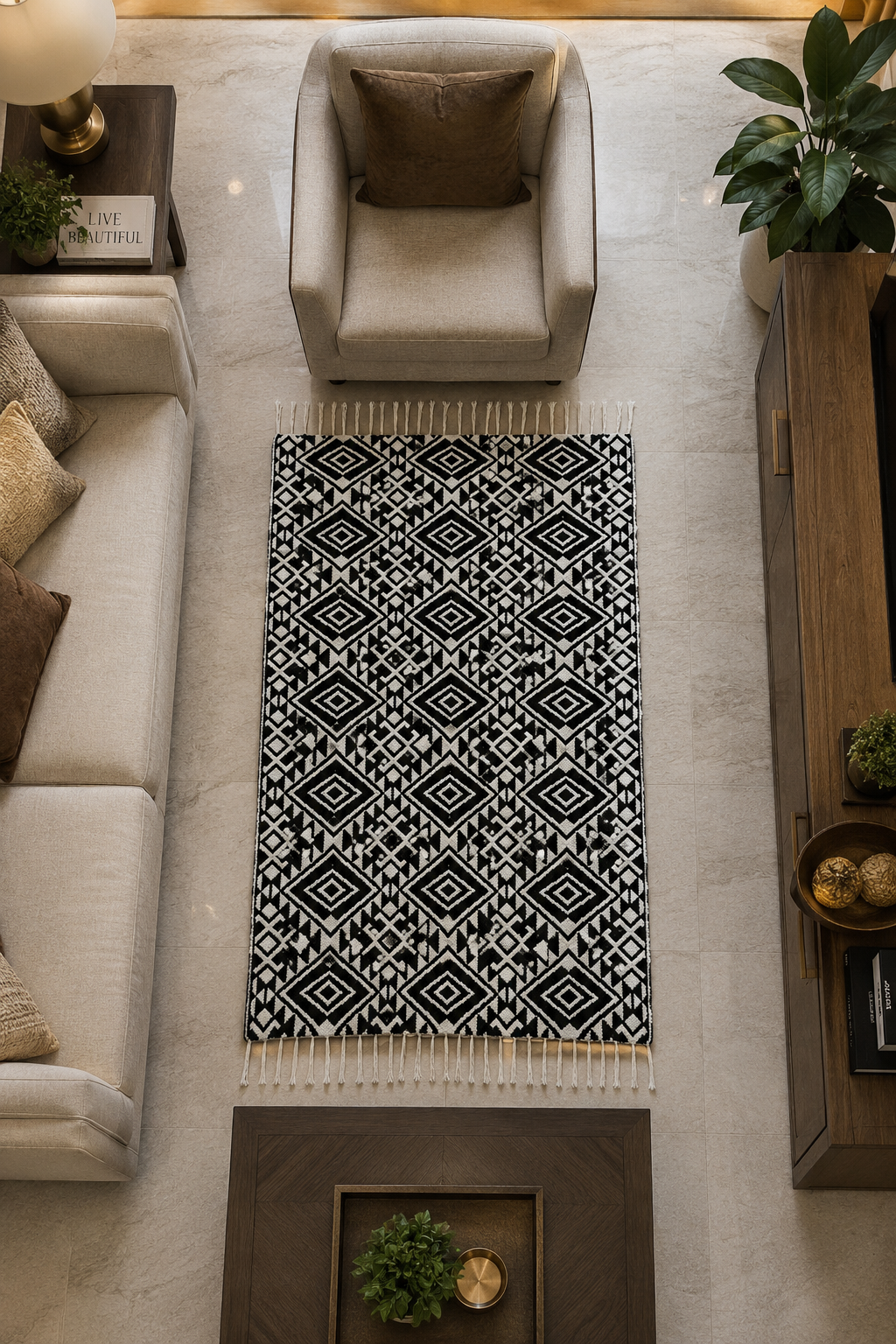 Classic Jacquard Rug – Luxury Home Accent