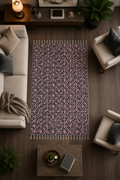 Luxury Jacquard Floor Rug – Elegant Home Decor