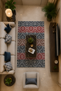 Elegant Jacquard Rug for Living Room & Bedroom