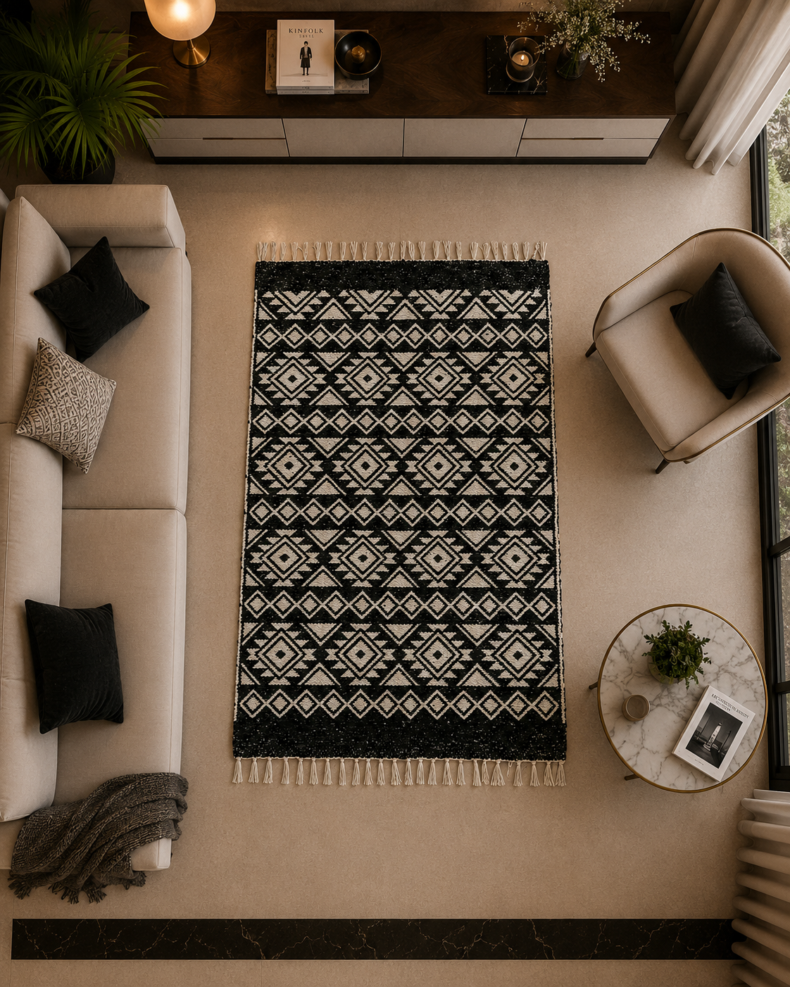 Jacquard Velvet Rug 2.5x4 Feet