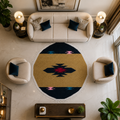 Luxe Round Statement Rug