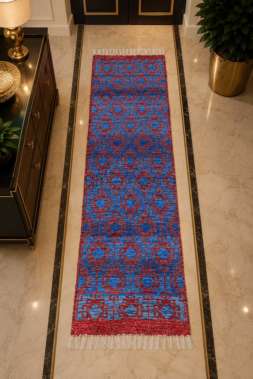 Luxury Jacquard Hallway Runner