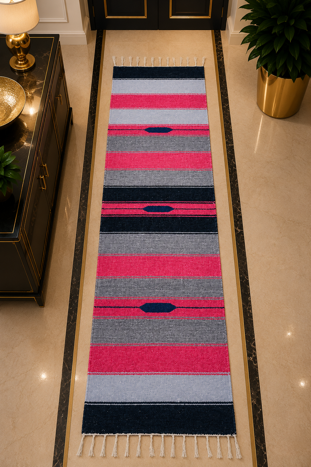 Soft Velvet Runner Rug