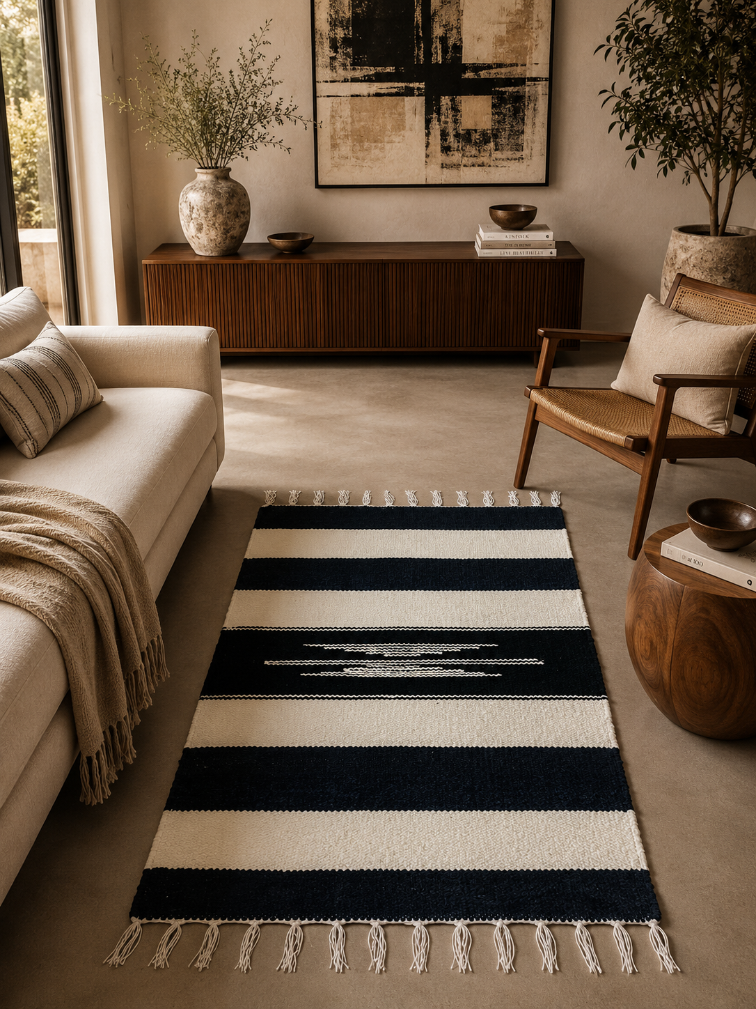 Soft Velvet Accent Rug