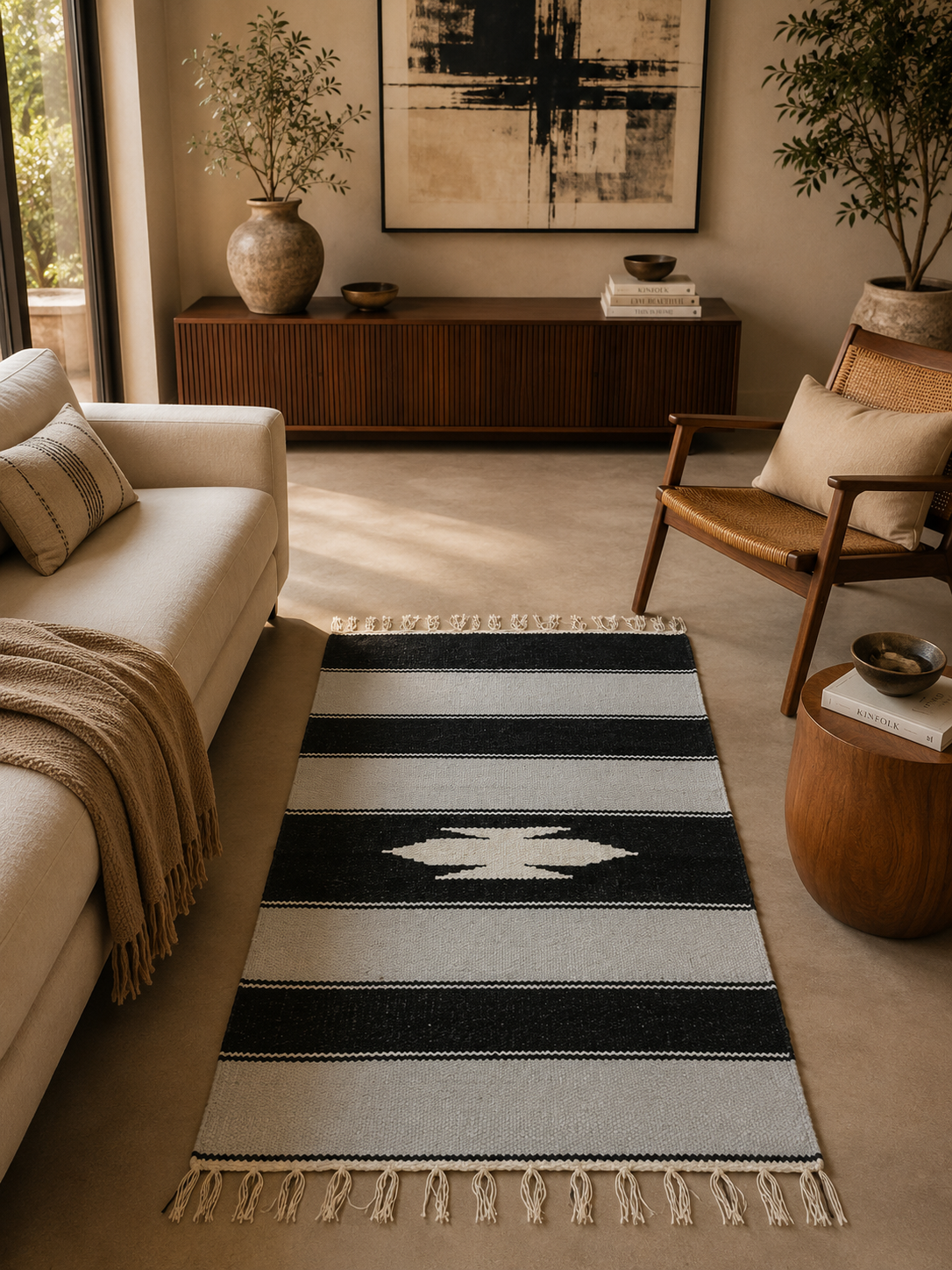 Elegant Small Velvet Rug